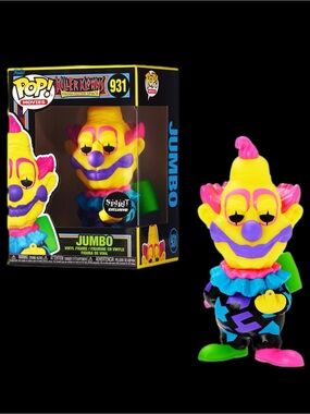 Funko Jumbo 931 Killer Klowns From Outer Space Pop Blacklight